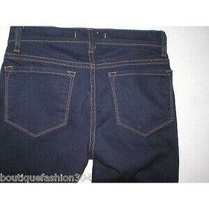 New $214 J Brand Jeans Very Dark Blue Slim Skinny 25 26 X 29 Mid Rise Womens